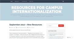 Desktop Screenshot of campusinternationalization.org