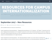 Tablet Screenshot of campusinternationalization.org